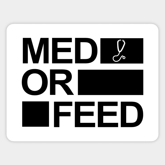 Med or Feed Sticker by minimal_animal